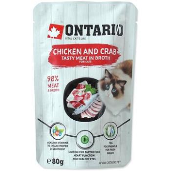 Ontario kapsička Chicken and Codfish in Broth 80 g (8595091798728)
