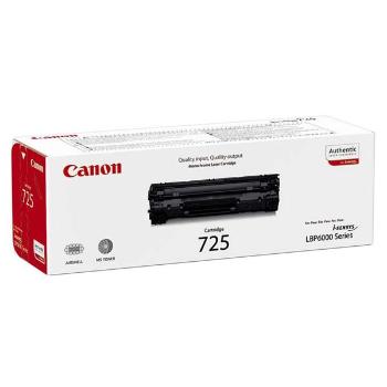 Canon originál toner CRG725, black, 1600str., 3484B002, Canon LBP-6000, 6020, 6020b, MF 3010, O