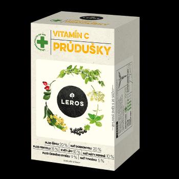 LEROS Vitamín C priedušky 20 vrecúšok