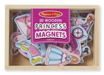 Melissa & Doug - magnetky na chladničku Princezná 20ks Princess refrigerator magnets