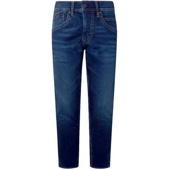 Pepe jeans  Nohavice VAQUERO REGULAR TRACK HOMBRE   PM206328  Modrá