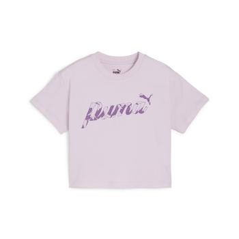 Puma  ESS+ BLOSSOM SHORT TEE G  Tričká s krátkym rukávom Fialová