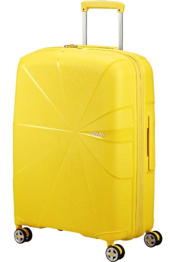 American Tourister Skořepinový cestovní kufr Starvibe M EXP 70/77 l - žlutá