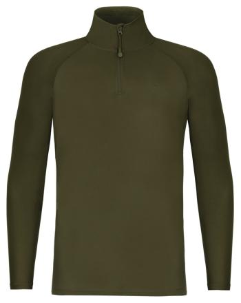 Korda tričko kool upf zip jersey dark olive - xxxl