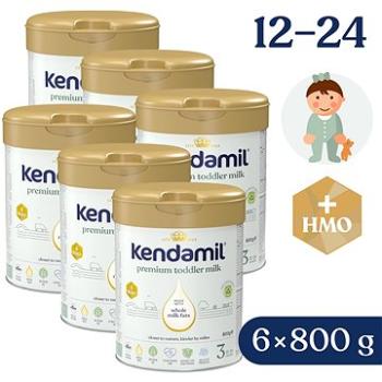 Kendamil Premium 3 HMO+ (6× 800 g) (5056000505354) + ZDARMA Mliečna kaša Kendamil