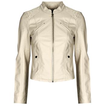 Vero Moda  VMFAVODONA COATED JACKET NOOS  Kožené bundy Béžová