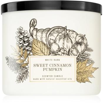 Bath & Body Works Sweet Cinnamon Pumpkin vonná sviečka 411 g