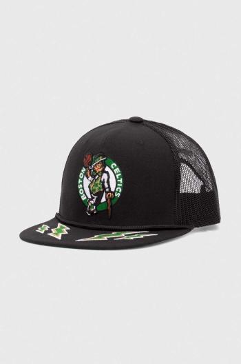 Šiltovka Mitchell&Ness NBA BOSTON CELTICS čierna farba, s nášivkou