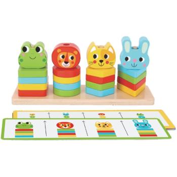 2Kids Toys Wooden Activity Toy Friends aktivity hračka z dreva 18 m+ 27 ks