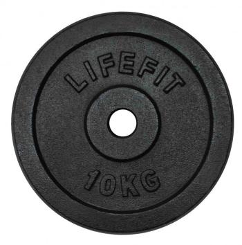 Kotúč LIFEFIT 10kg, kovový, pre 30mm tyč