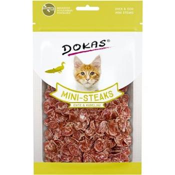 Dokas – Kačka a treska mini steaky pre mačky 40 g (4251276201899)