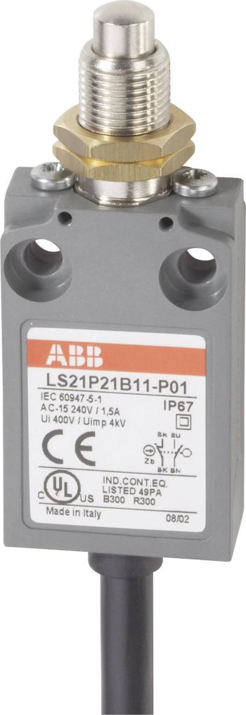 ABB LS21P21B11-P01 koncový spínač 400 V/AC 5 A tŕň so závitom bez aretácie IP67 1 ks