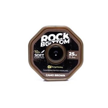 RidgeMonkey RM-Tec Rock Bottom Tungsten Coated Soft 25 lb 10 m Camo Brown (5056210610817)