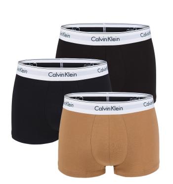 CALVIN KLEIN - boxerky 3PACK modern cotton woodland & sandalwood color - limitovaná edícia-XL (101-106 cm)
