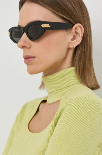 slnečné okuliare Bottega Veneta dámske, čierna farba
