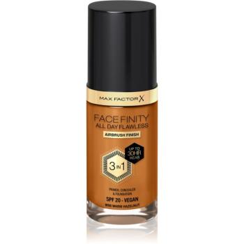 Max Factor Facefinity All Day Flawless dlhotrvajúci make-up SPF 20 odtieň 98 Warm Hazelnut 30 ml