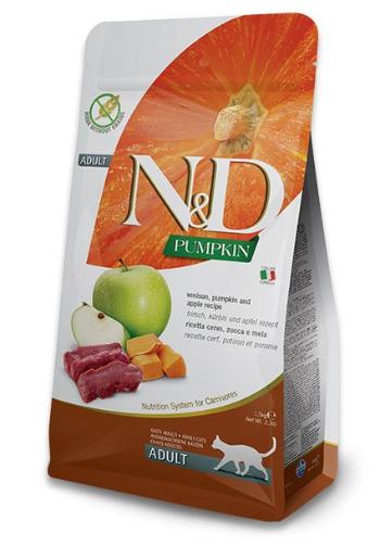 Farmina N&D cat PUMPKIN (GF) adult, venison & apple granule pre mačky 1,5kg