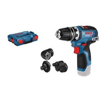 Bosch GSR 12V-35 FlexiClick (bez aku a nabíjačky, 3 nadstavce, L-Boxx) (06019H3003)