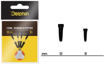 Delphin stoper cone rubber stopper 8 ks - 8 mm