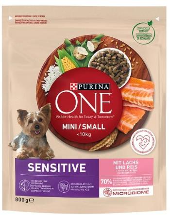 ONE MINI Sensitive Dog 800g s lososom