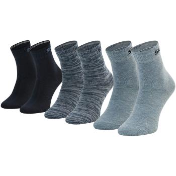 Skechers  3PPK Boys Mech Ventilation Socks  Športové ponožky Modrá