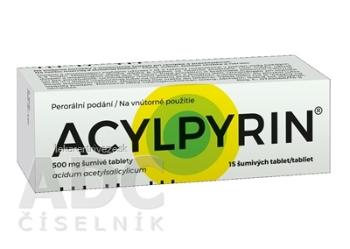 ACYLPYRIN 500 mg šumivé tablety tbl eff (tuba PP) 1x15 ks