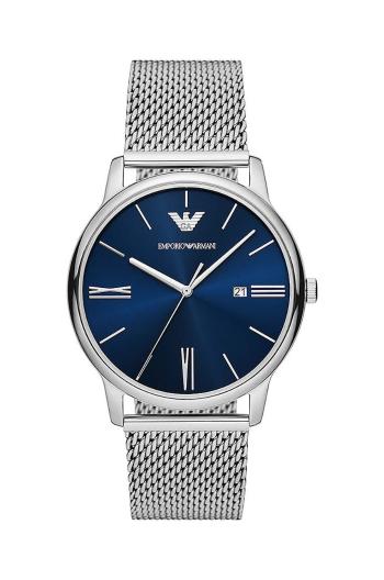 Hodinky Emporio Armani pánske, strieborná farba