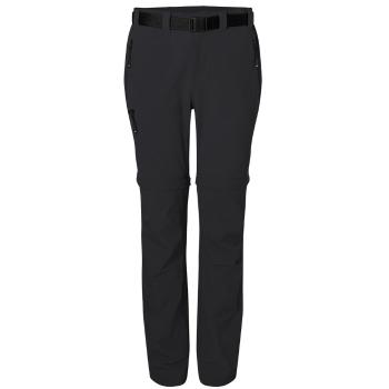 James & Nicholson Dámske outdoorové nohavice s odopínateľnými nohavicami JN1201 - Čierna | XL