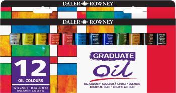 Daler Rowney Graduate Sada olejových farieb 12 x 22 ml