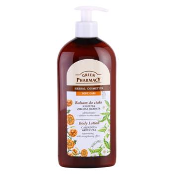 Green Pharmacy Body Care Calendula & Green Tea omladzujúci telové mlieko s posilňujúcim účinkom 500 ml