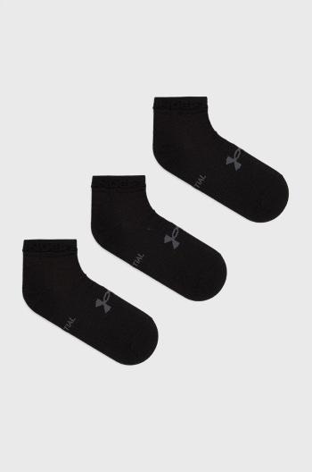 Ponožky Under Armour (3-pak) čierna farba