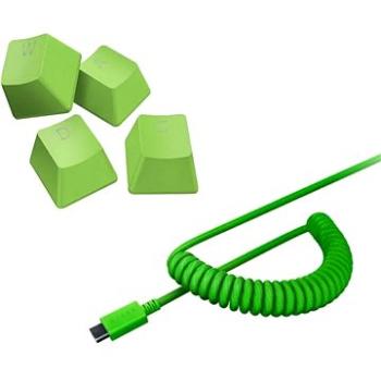 Razer PBT Keycap + Coiled Cable Upgrade Set – Green – US/UK (RC21-01490700-R3M1)