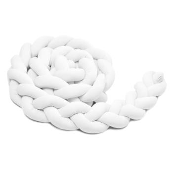 Copánkový mantinel 360 cm - biely White bed snake
