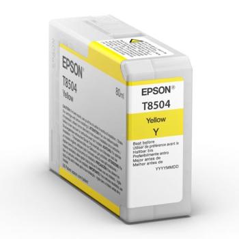 EPSON T8504 (C13T850400) - originálna cartridge, žltá, 80ml
