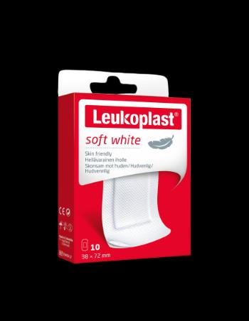 Leukoplast Soft white 38 x 72 mm 10 ks