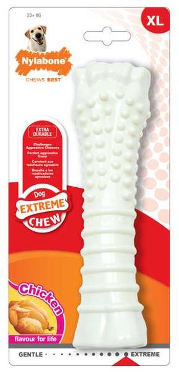 Nylabone Healthy Edibles Extreme Chew Textured Chicken XL