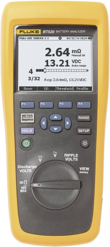 Fluke tester oloveného akumulátora BT520 Rozsah merania (skúšačka batérií) do 600 V akumulátor, batérie 4489981