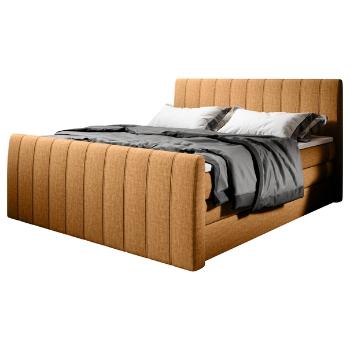 Sconto Posteľ boxspring TAJA oranžová, 160x200 cm