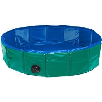 Karlie - Skladací bazén pre psov zeleno-modrý, 80 × 20 cm (4016598315569)