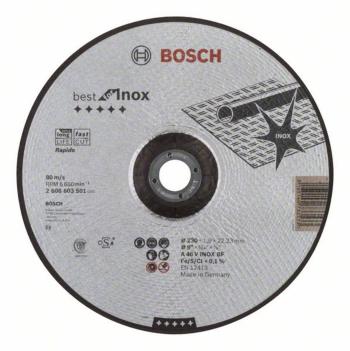 Bosch Accessories 2608603501 2608603501 rezný kotúč lomený  230 mm 22.23 mm 1 ks