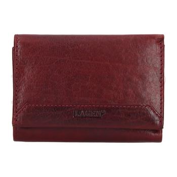 Lagen Dámska peňaženka kožená LG 10/T Vínovo červená