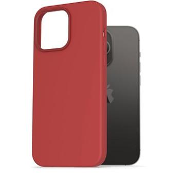 AlzaGuard Magnetic Silicone Case na iPhone 14 Pro Max červený (AGD-PCMS0011R)