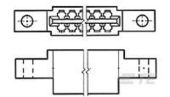 TE Connectivity Misc One Piece Card Edge ConnectorsMisc One Piece Card Edge Connectors 583725-1 AMP