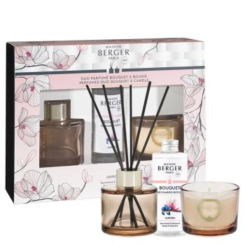 Maison Berger Paris Darčeková sada aróma difuzér Bolero Magnólie Liliflora 80 ml + sviečka 80 g