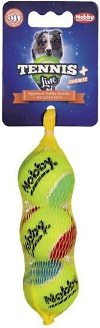 Tennisová lopta pískajúca XS farebná
