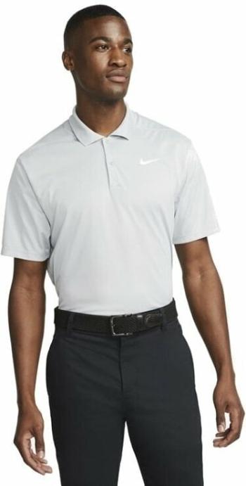 Nike Dri-Fit Victory Mens Golf Polo Light Grey/White 2XL