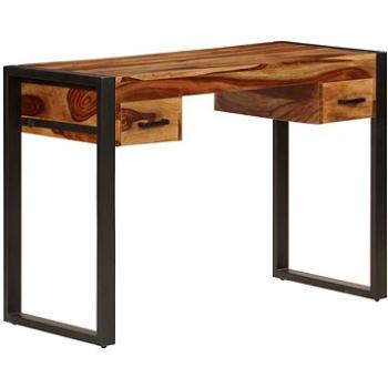 Písací stôl s 2 zásuvkami 110 × 50 × 77 cm masívny sheesham (247401)