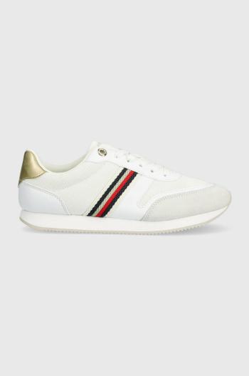 Tenisky Tommy Hilfiger ESSENTIAL RUNNER biela farba, FW0FW07163