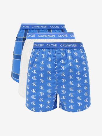 Calvin Klein Boxerky 3 ks Modrá