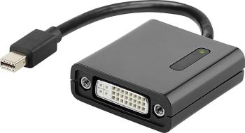 Renkforce RF-4476408 DisplayPort / DVI adaptér [1x mini DisplayPort zástrčka - 1x DVI zásuvka 24+5-pólová] čierna pozlát